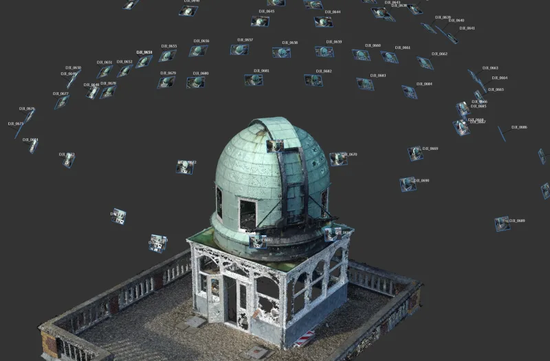 Drone eo not transparent
