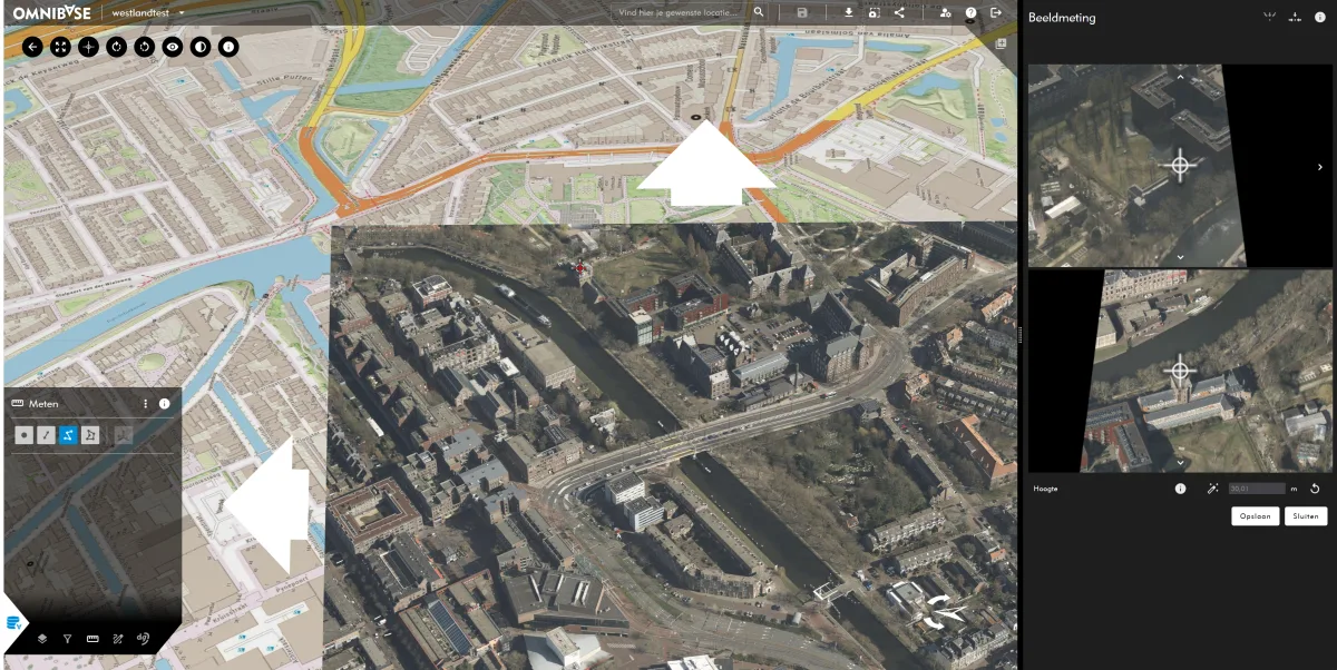 Navigatie Omnibase toekomstige feature beeldmeting