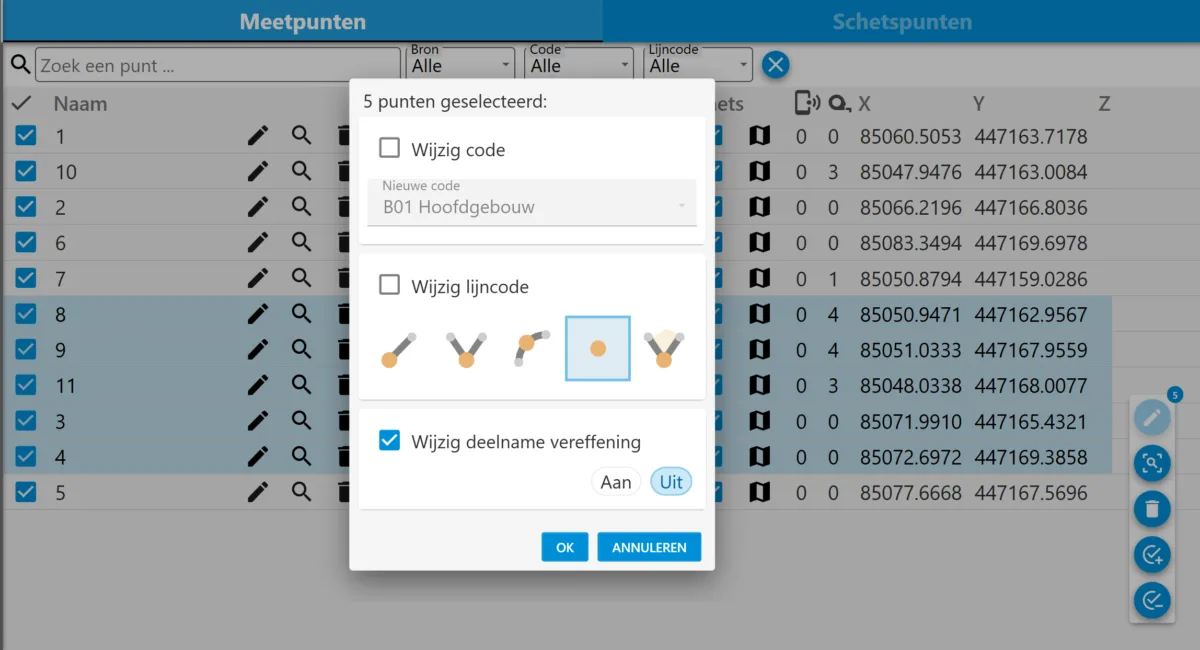 Toggle Adjustment Enabled For Points2