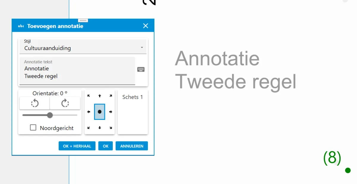 Multi Lijn Annotatie